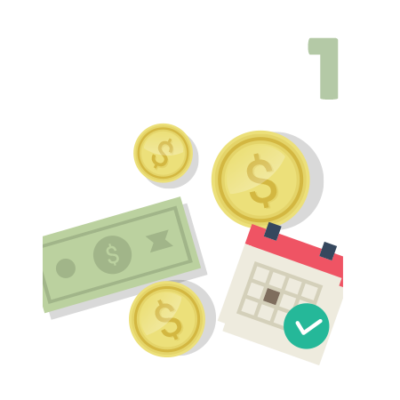 Selecciona el monto y el plazo del préstamo